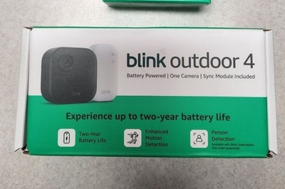 Blink Outdoor 4 Wireless Security Camera System w/ Sync Module - Brand New