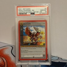 MetaZoo Kickstarter Cryptid Nation 1st Ed Snallygaster Reverse Holo PSA 10
