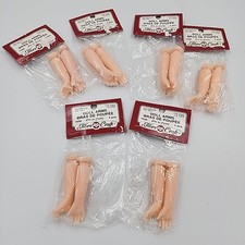 Vintage Fibre Craft Doll Hands 7428 Doll Making Craft Supplies 6 Pairs 2 3/4 in