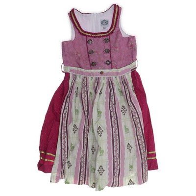 Hammerschmid, Dirndl, Größe: 98, Pink/Grün/Weiß, Mädchen #oRo