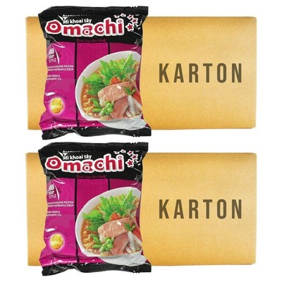 Omachi Mi Bo Instantnudeln Rindgeschmack 60x79g instant noodles beef Nudelsuppen
