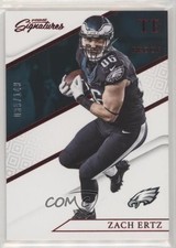 2016 Panini Prime Signatures Prime Proof Red 39/149 Zach Ertz #139 s7f