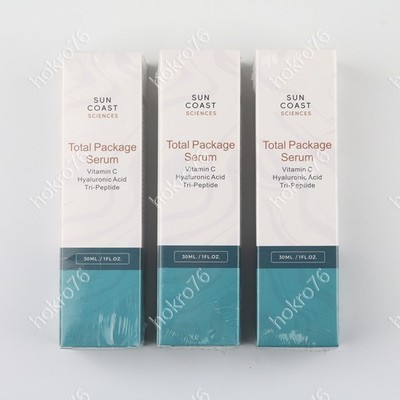 Sun Coast Science Total Package Serum, Vitamin C, Hyaluronic Acid, 1 /2/3 pack