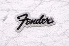 FENDER GUITARS LOGO EMBROIDERED IRON OR SEW ON PATCH 4"X2.16" FREE SHIPPING
