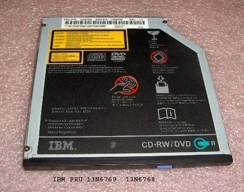 IBM Thinkpad T42 CD-RW DVD-Rom Drive Model: GCC-4242N FRU:13N6769 P/N:13N6768 - Image 2 of 4