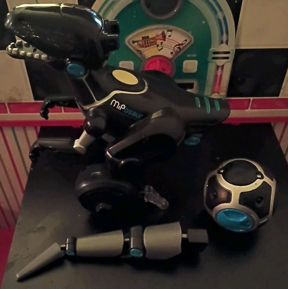 WowWee MiPosaur Robotic Toy with Track Ball Electronic Pet Dinosaur Interactive - Image 3 of 3