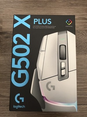 Logitech G502 X PLUS Wireless Gaming Mouse - White for sale online