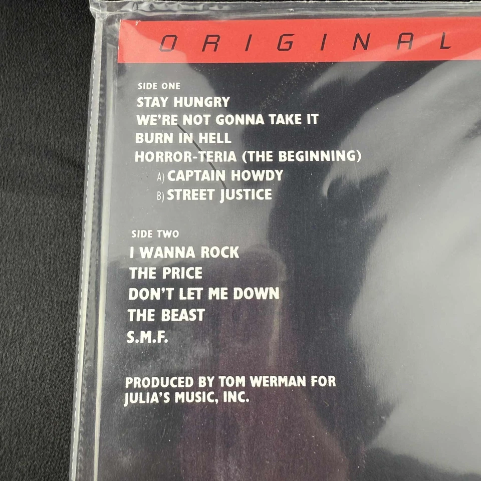 Twisted Sister Stay Hungry MFSL 180g MoFi vinyl record LP New Sealed - Image 3 of 4