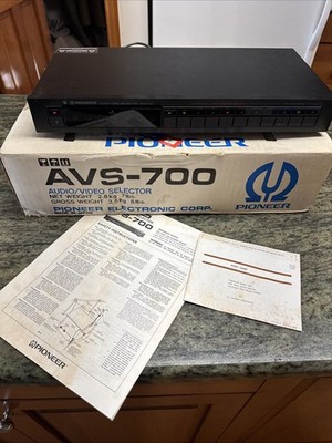 Rare Vintage Pioneer AVS-700 Natural Sound AV Selector Switcher Audio Video