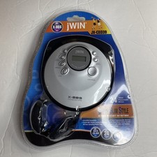 NEW JWIN PERSONAL SLIM CD PLAYER EXTRA BASS BOOST SYSTEM New In Packaging 