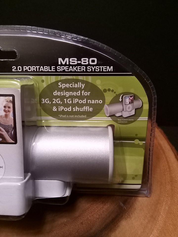ArtDio iPod Nano & iPod Shuffle Portable Dock Speaker Stytem # MS