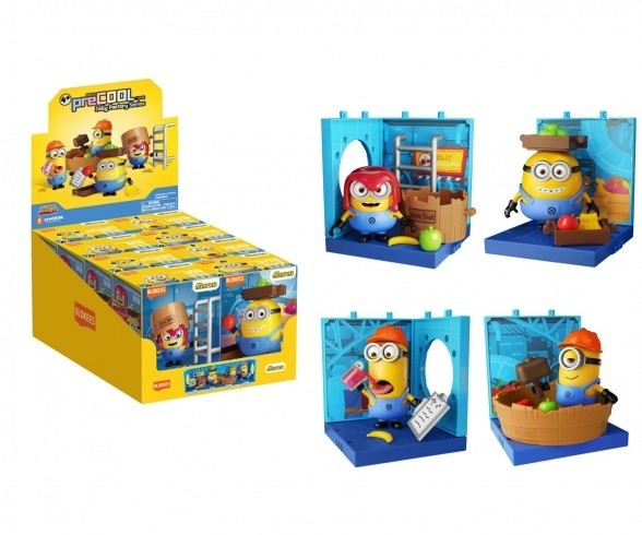 Dickie 201121010 - Blokees Figure - Minions Jelly Factory (8 Pcs) - New