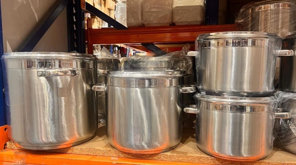 Quality Deep Stainless Steel Induction Stock Soup Pot Stew Casserole Glass Lid
Opens in a new window