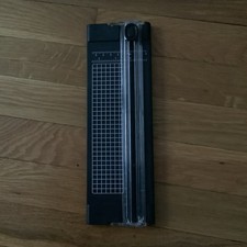 Black Scrapbooking Paper Trimmer with Grid and Ruler