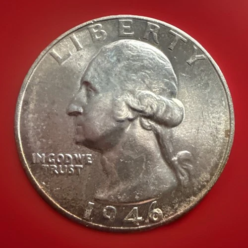 1946-P Washington Quarter * Gem BU++ (album toned) * 931