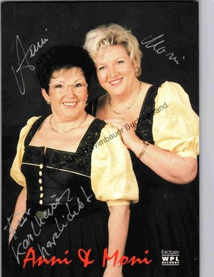 Original Autogramm Anni & Moni /// Autograph signiert signed signee Anni  344769