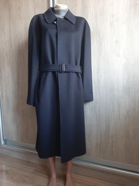 Men Bugatti Coat Navy Wool 42 / XL / 50