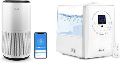 Ultimate Air Purifier & Humidifier Combo for Large Rooms up to 1980 Sq Ft