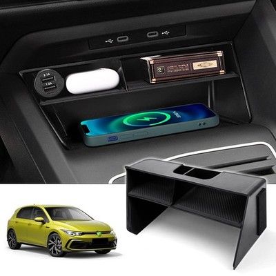 Karltys Center Console Organizer, Storage Box with 22+ VW Golf Gti, Black 