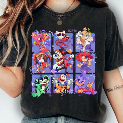 The Amazing Digital Circus T-Shirt TADC Characters Anime Fan Gift Tee