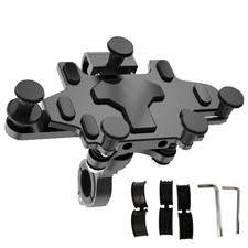 Aluminum Alloys Bike Phone Holder Adjustable Motorcycle Phone Clamps Enduring
