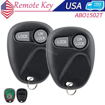 2 Replacement For 1997 1998 1999 GMC Sierra Chevy C/K Silverado Key Fob Remote