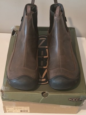 KEEN Anchorage III Waterproof Chelsea Boots Mens 13 Dark Earth Black KEEN Men main image 4