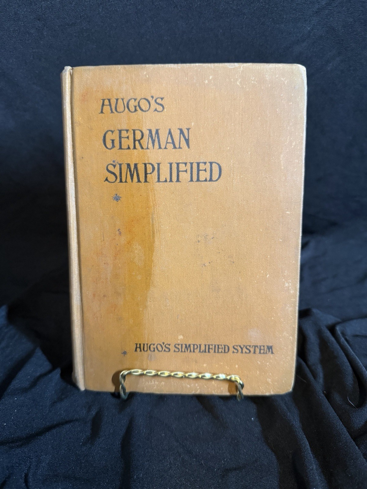 Antique Hugo’s German Simplified 20thCentury Language Self-Instructor Hardcover