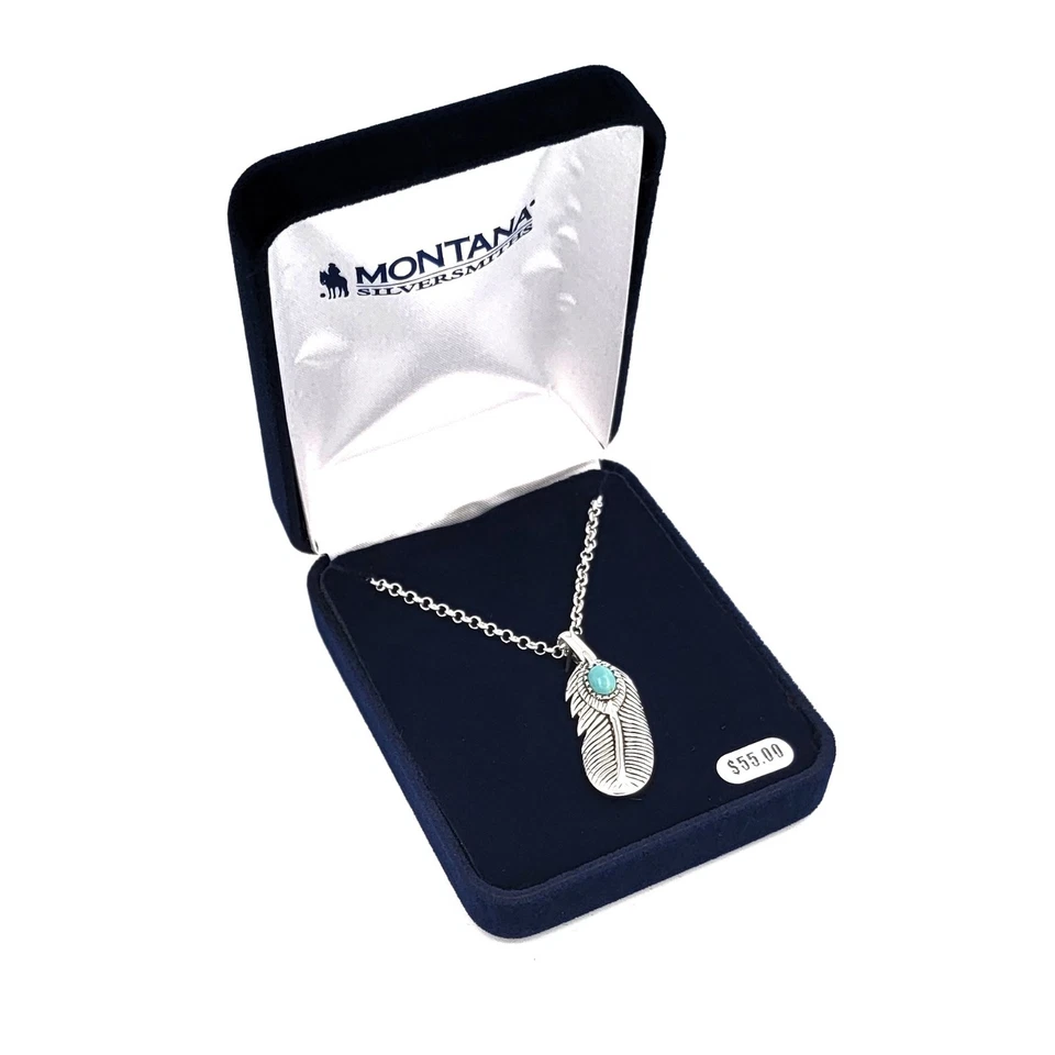 Collar de plumas Montana Silversmiths From the Beginning venta al por menor $55 ¡NUEVO! Foto 2 de 4