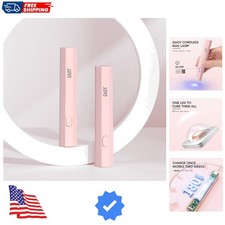 Handheld UV Light for Gel Nails, Mini Nail Lamp, Portable Cordless Rechargeab...