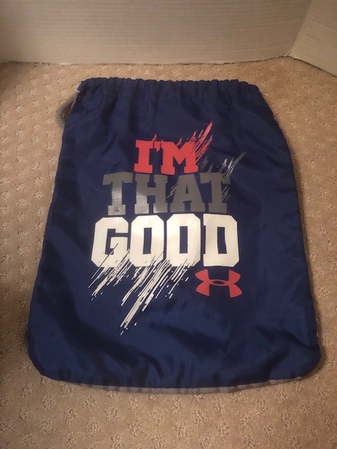 2 Nike String Drawstring Backpack  I'm That Good … - image 3