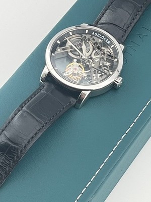 Agelocer Skelett Freifeder Balance Flying Tourbillon Serie 80H Gangreserve