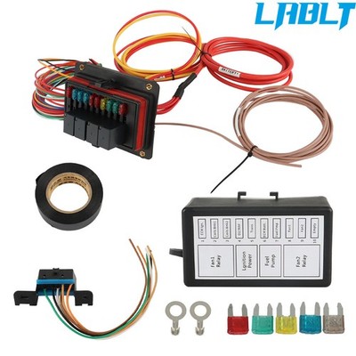 For LSX Swap Sealed Fuse Block&Relays DIY Stand Alone Wiring 4.8 5.3 6.0 6.2 5.7
