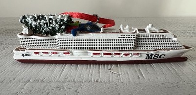 MSC Cruise Line Hanging Christmas Ornament Official License