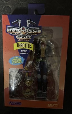 Biker Mice From Mars Throttle w Sprocket Launcher Hotdog Nacelle Figure 2024 New