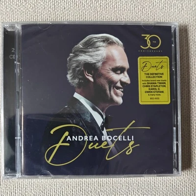 Andrea Bocelli: Duets - 30th Anniversary CD - 2 Disc Set - 2024 - NEW & SEALED - Image 1 of 3