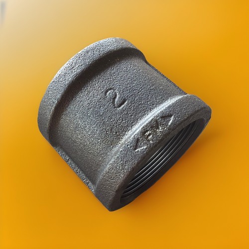 π₯ 2" Black Malleable Iron Coupling FPT x FPT Threaded Pipe Fitting ~ 5 Unitsπ₯