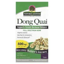 Nature s Answer Dong Quai 1000 mg 90 Vegetarian Capsules Cruelty-Free, Not
