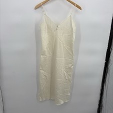 Vintage Halston Cream Slip Dress Size S/M    #19C