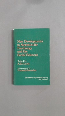 New Developments in Statistics for Psychology and the Social Scie