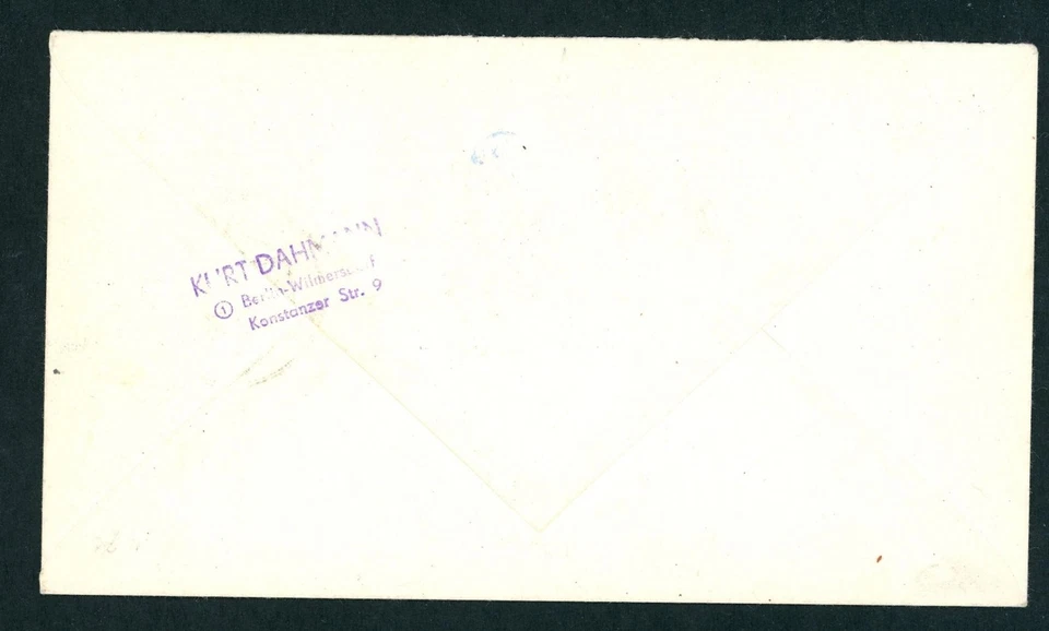 Sello de mano de distrito de Berlín / Sovi. Zona Mischfrankatur Berlin 9.7.1948 - Imagen 2 de 2