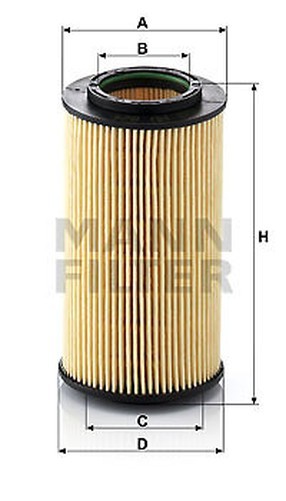 Mann-Filter HU 824 X ÖLfilter FüR Hyundai, Kia-image
