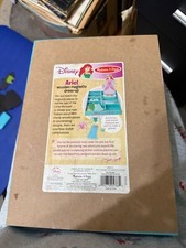Disney Melissa Doug Ariel Little Mermaid Magnetic Wooden Doll Dress-Up PlaySet