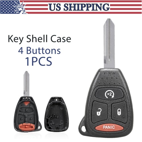 For 2007 - 2018 Jeep Wrangler Compass Key Fob Remote Case Shell Cover 4 ...
