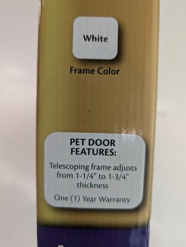 Ideal Pet Products Airseal Small Pet Door Telescoping Frame 6.6" x 7.25" Flap - Picture 5 of 10