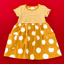 Hanna Andersson Cute-Cotton Mixie Pocket Dress. Size 2 Years, 85 cm