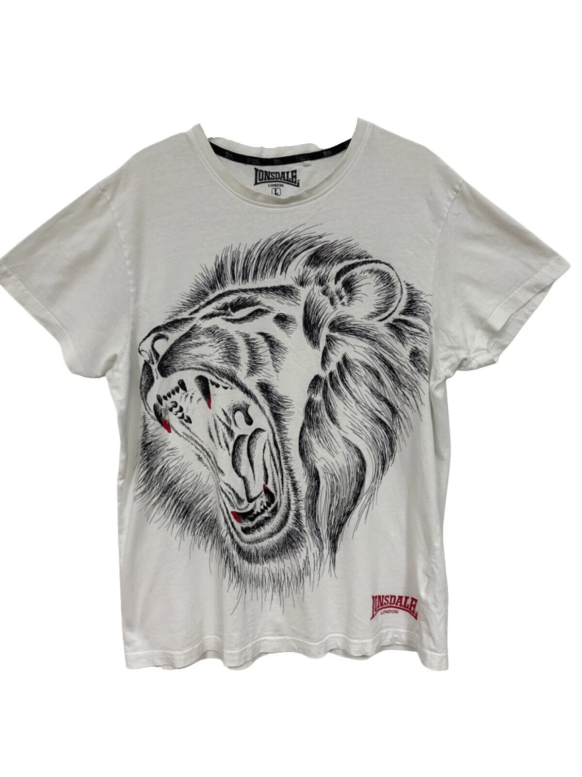 Lonsdale Short Sleeve Regular Size T-Shirts for Men