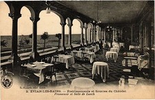 Old postcard EVIAN-les-BAINS - Establ. et Sources du Chatelet - Promenoir.. (248525)