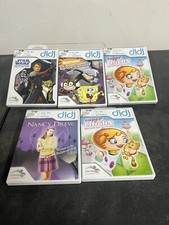 LOT LEAP FROG DIDJ EDUCATIONAL GAMES w cases Complete Working