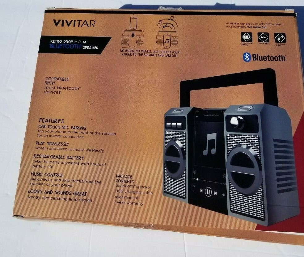 pairing vivitar bluetooth speaker